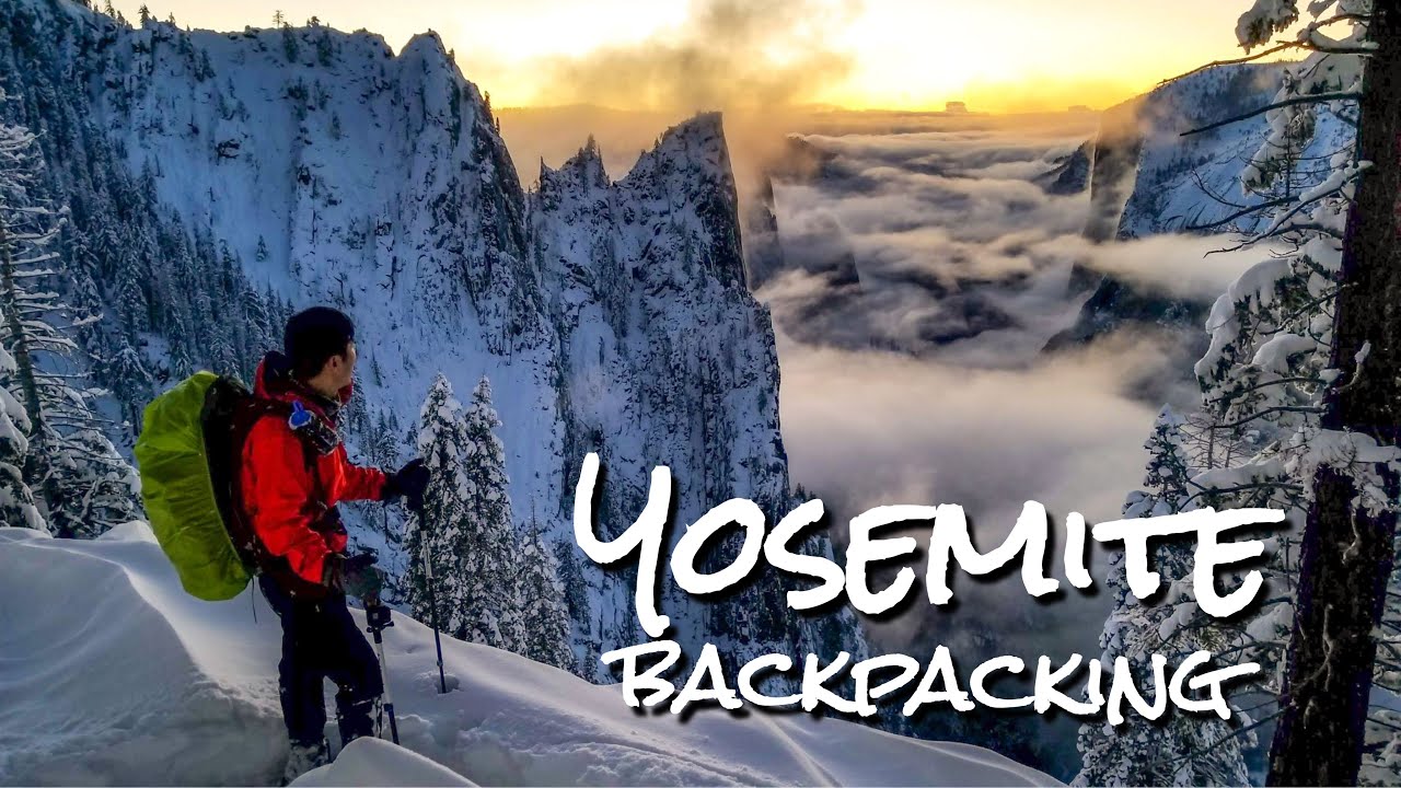 Yosemite Winter Backpacking - 4 Mile Trail in a Snowstorm