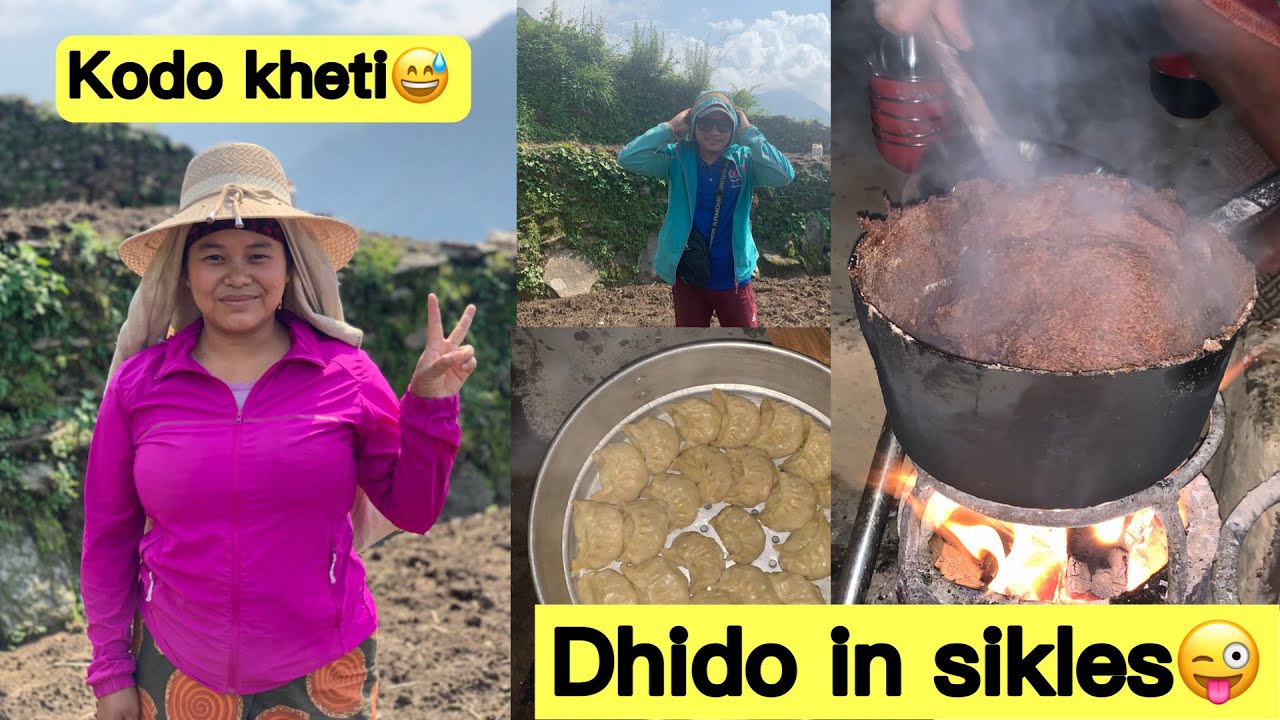 Kodo kheti & dhido in sikles😜 Kancha Rocks YOman BOOM😎🤘👊