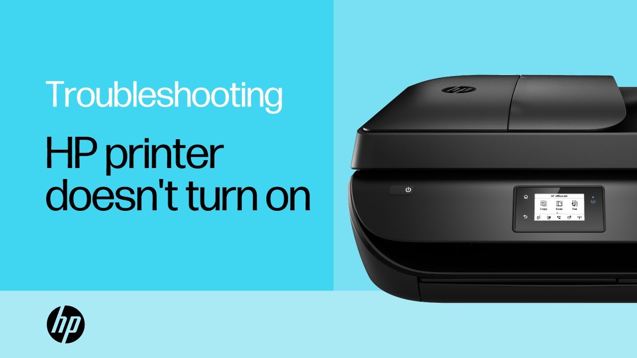 Fix Your HP Printer When It Does Not Turn On | HP Printers | HP Support