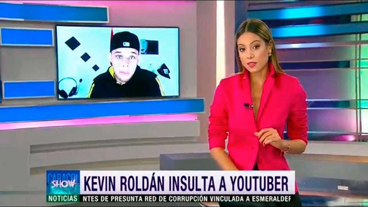Alcaton (NabruTV) sobre Kevin Roldan en el Canal Caracol Internacional - Entretenimiento