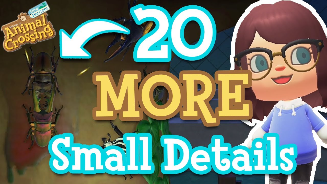 20 MORE Small Details You Might Have Missed in Animal Crossing: New Horizons