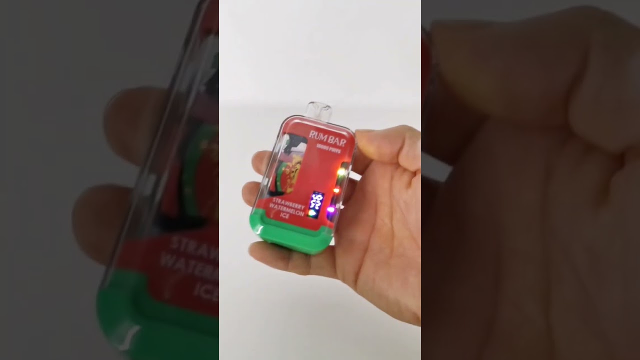 Rum bar 16000 puffs RGB light digital vape
