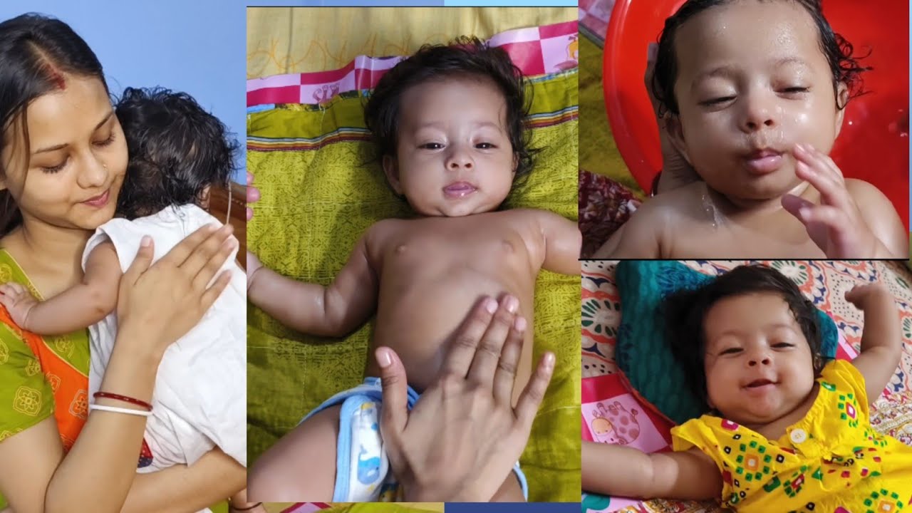 রুহির Daily Routine।। 4 Month Baby Daily Routine