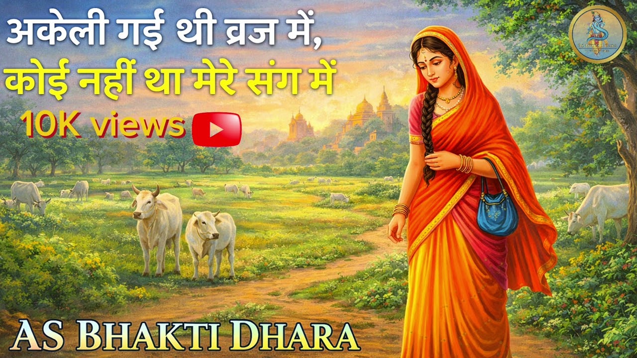 अकेली गई थी ब्रज में कोई नहीं था मेरे संग में (As Bhakti Dhara) bhakti bhajan 
