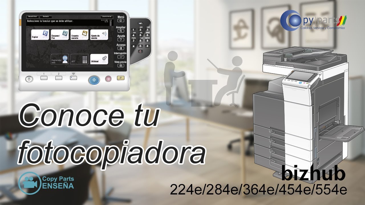 Acerca de las Fotocopiadoras Bizhub 224, 284, 364, 454, 554 #Fotocopiadoras #Reparación