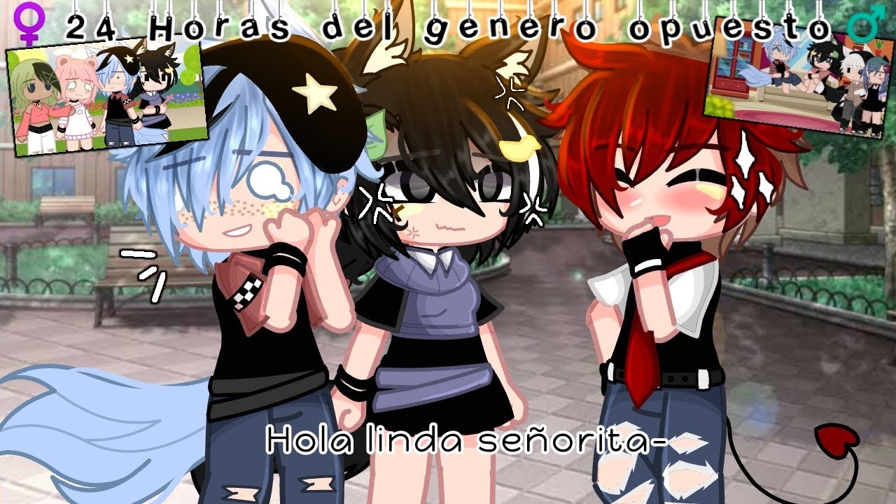 ♀️24 horas del genero opuesto♂️ [Esteban y Mónica] #gachaclub