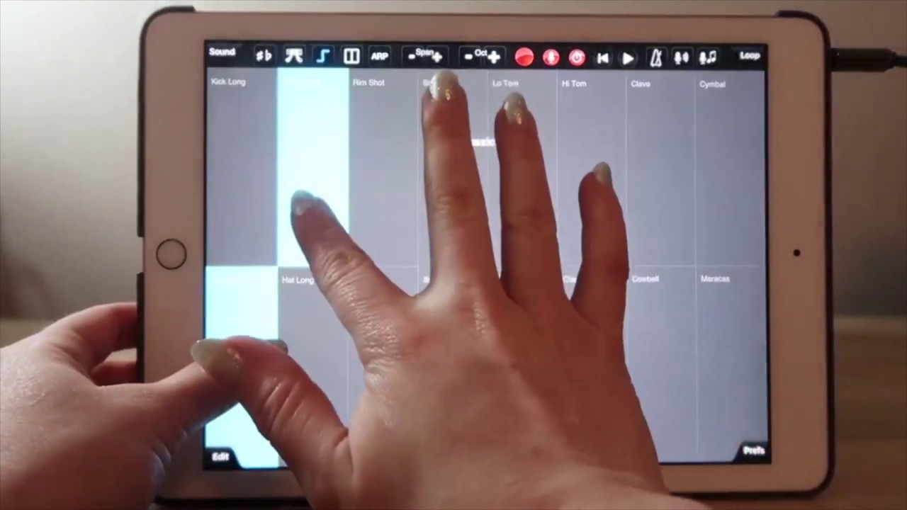 Tutorial - Thumbjam App - Creating Loops - Drums and Arpeggiator - Part 2