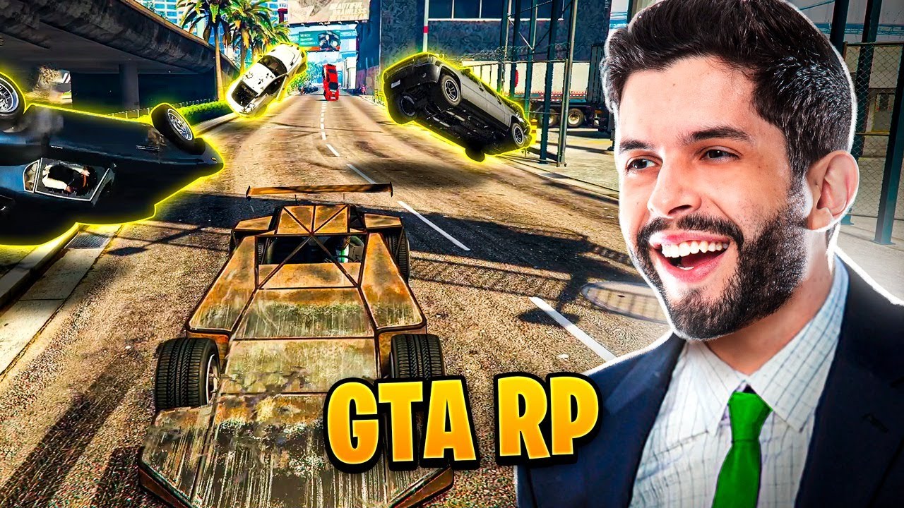 ELE VOLTOU!! CARRO RAMPA TROLLOU GERAL NO GTA RP!!