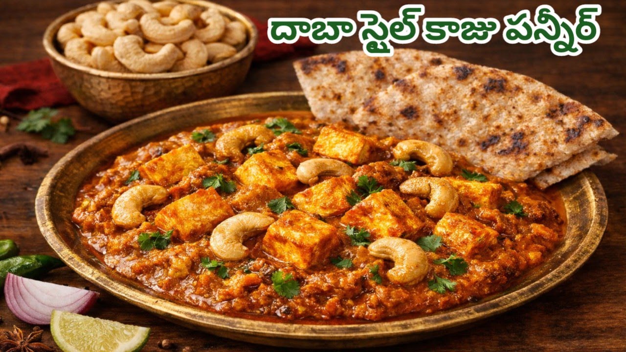 దాబా స్టైల్ కాజు పనీర్ మసాలా 🧀🔥 | సూపర్ టేస్టీ పనీర్ కర్రీ! @MiniMagickitchen7