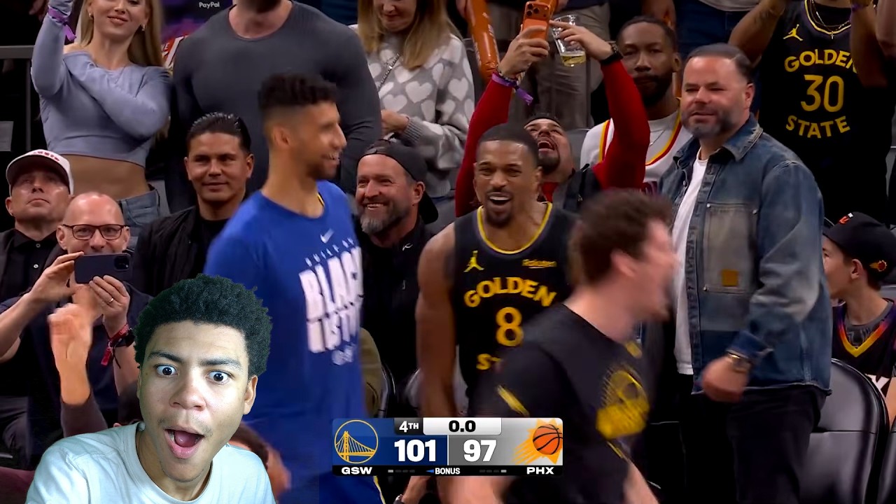 WITHOUT CURRY?! REACTING TOO Warriors vs Suns Full Game Highlights | FreeDawkins