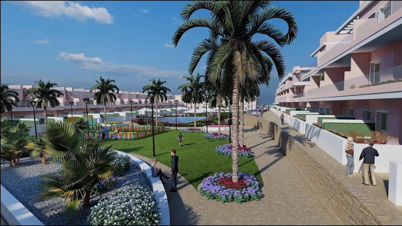 Appartementen aan het strand