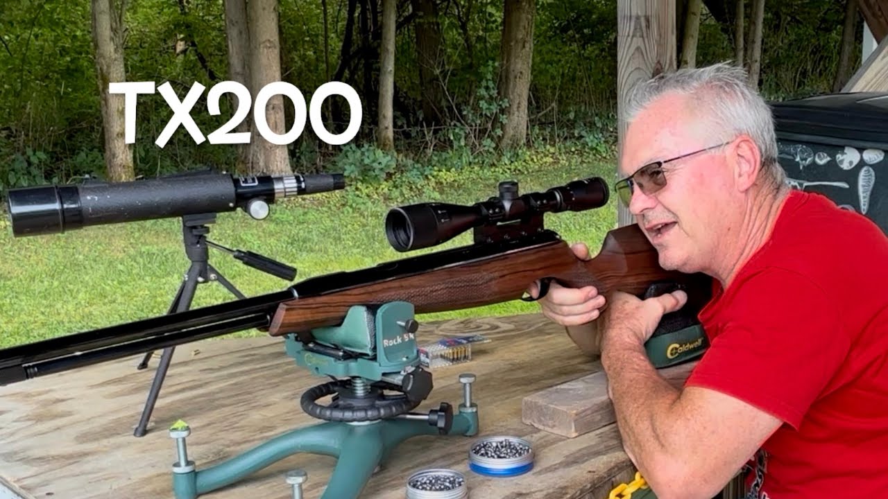 Air Arms TX200 22 caliber rifle underlever springer 50 yards target & plinking 