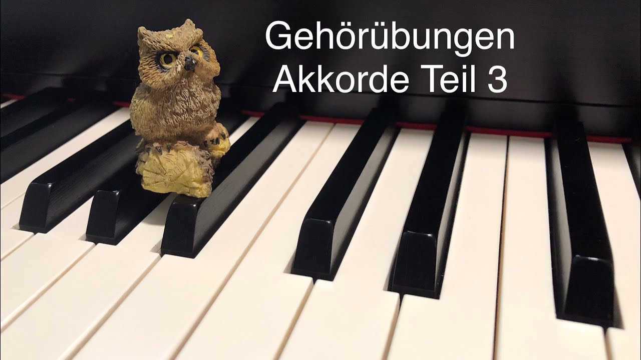 Gehörübung - Akkorde Teil 3
