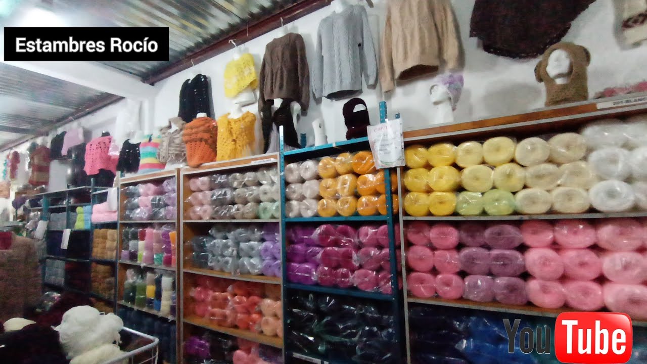 Visita a tienda de Estambres Rocío precios económicos de fábrica Chiconcuac México