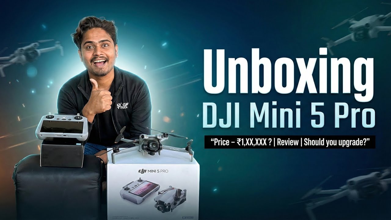 Dji Mini 5 Pro Unboxing | Dji mini 5 pro Review, Price , Should you upgrade 😱 #unboxing 