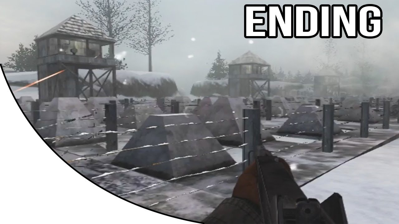 Call of Duty 2 Big Red One - Gameplay Walkthrough ENDING - The Dragon's Teeth