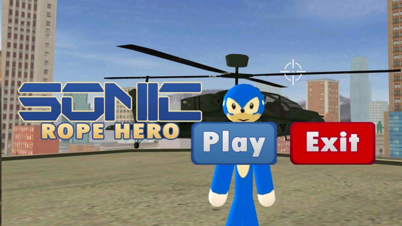 Speed Sonc Stickman Rope Hero Adventure Crime City Car Driving | Android/iOS | Gameplay | HD
