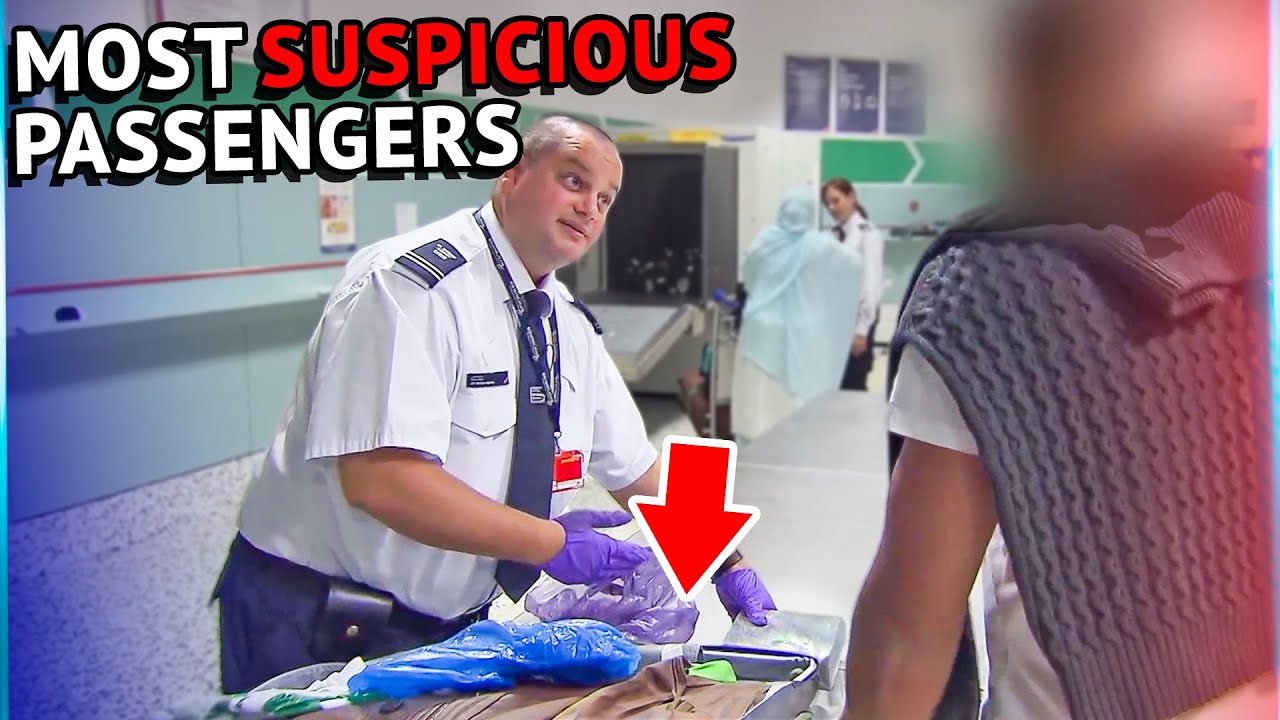 Most Suspicious Passengers Caught At The Airport!