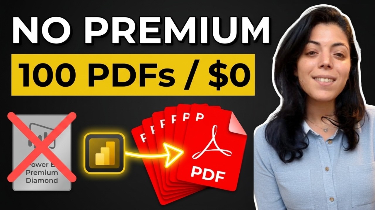Part 2   Export a PDF Per Selected Value in Power BI   No Premium, No Fabric