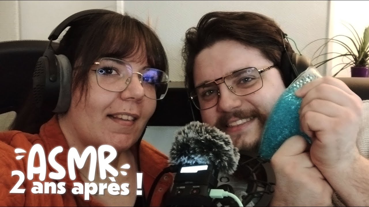 ASMR | Mon copain re-teste l'ASMR | Frissons garantis ! 💑🏻 (triggers, barbe, repeating words...)