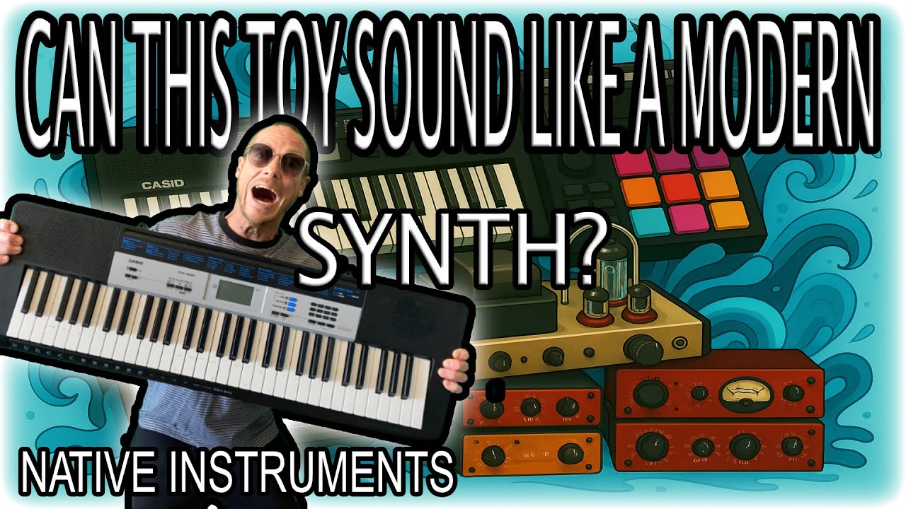 Making a Full Track with a Toy Keyboard on Maschine, Mixing tips #beatmaker #maschine