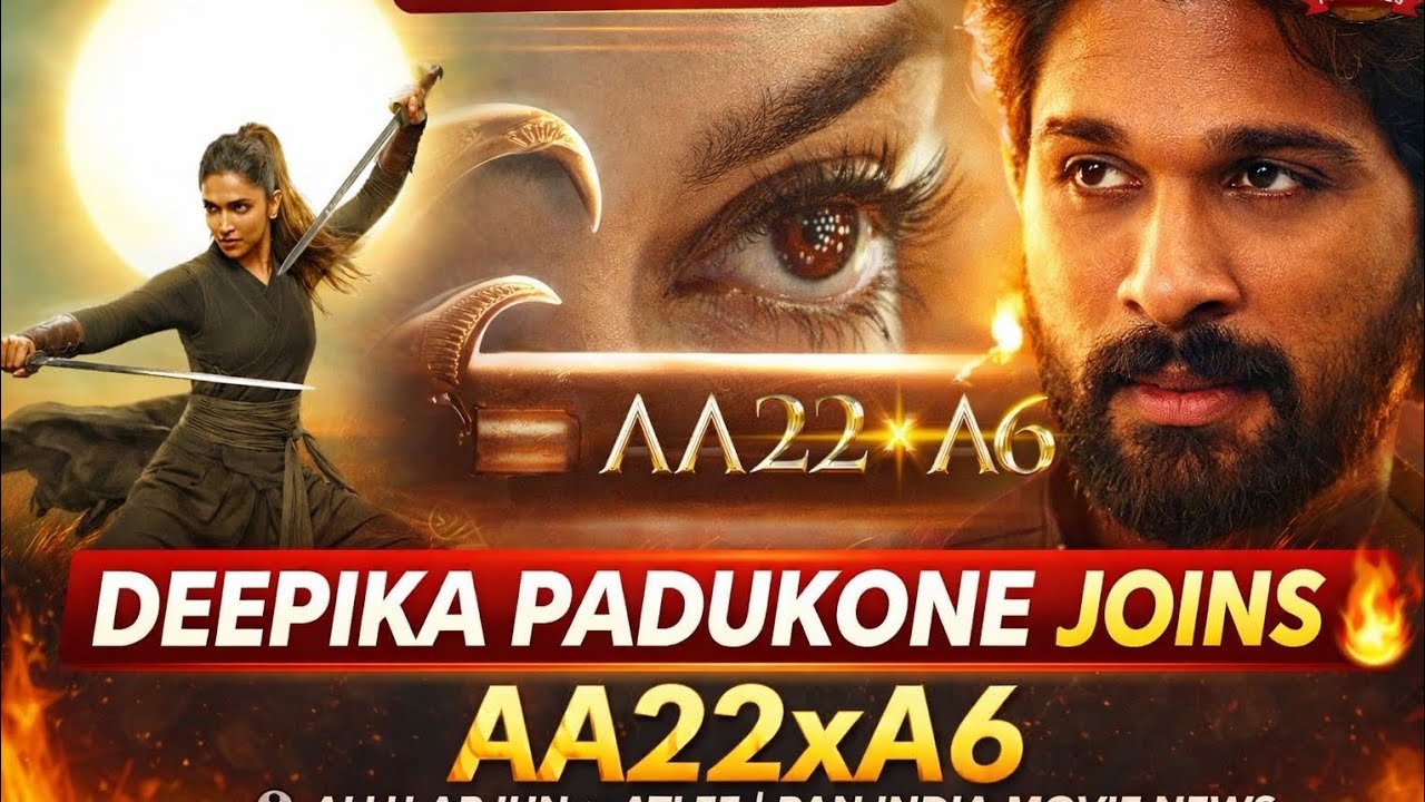 Deepika Padukone Joins AA22xA6  | Allu Arjun × Atlee | Sun Pictures India Film Update | Full Details