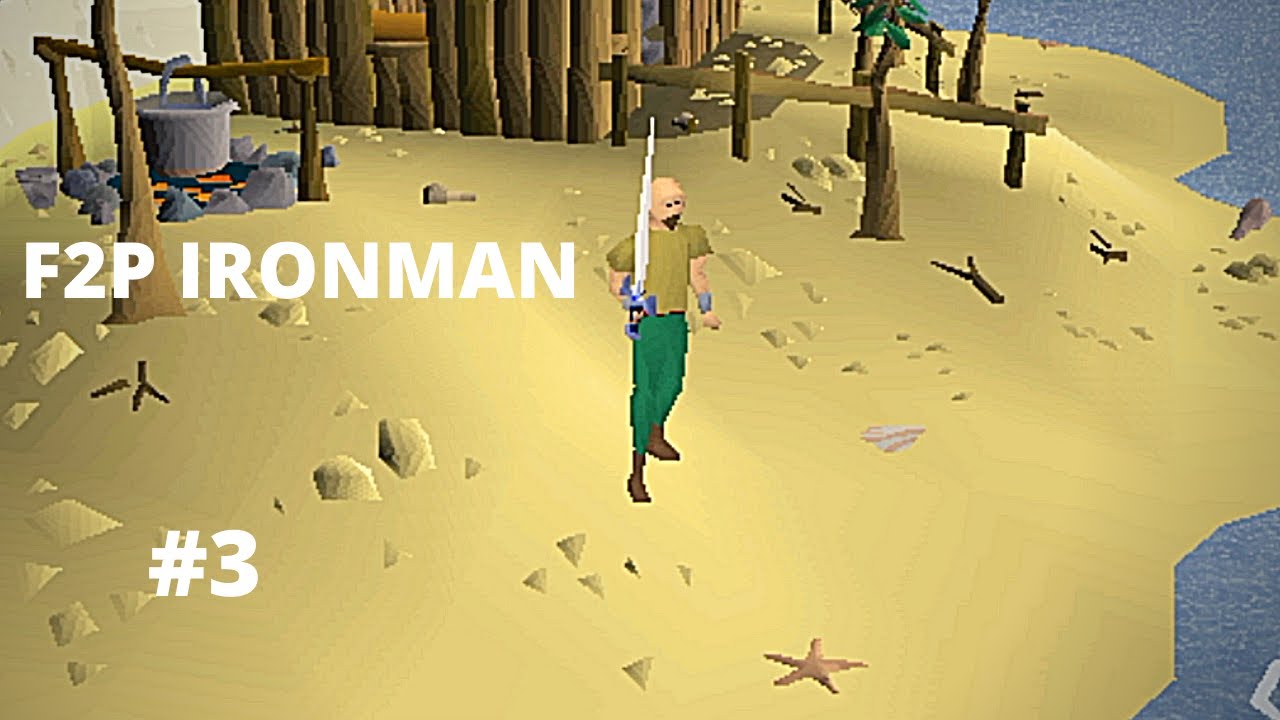 OSRS F2P Ironman episode 3 ( Knights sword quest and skilling )