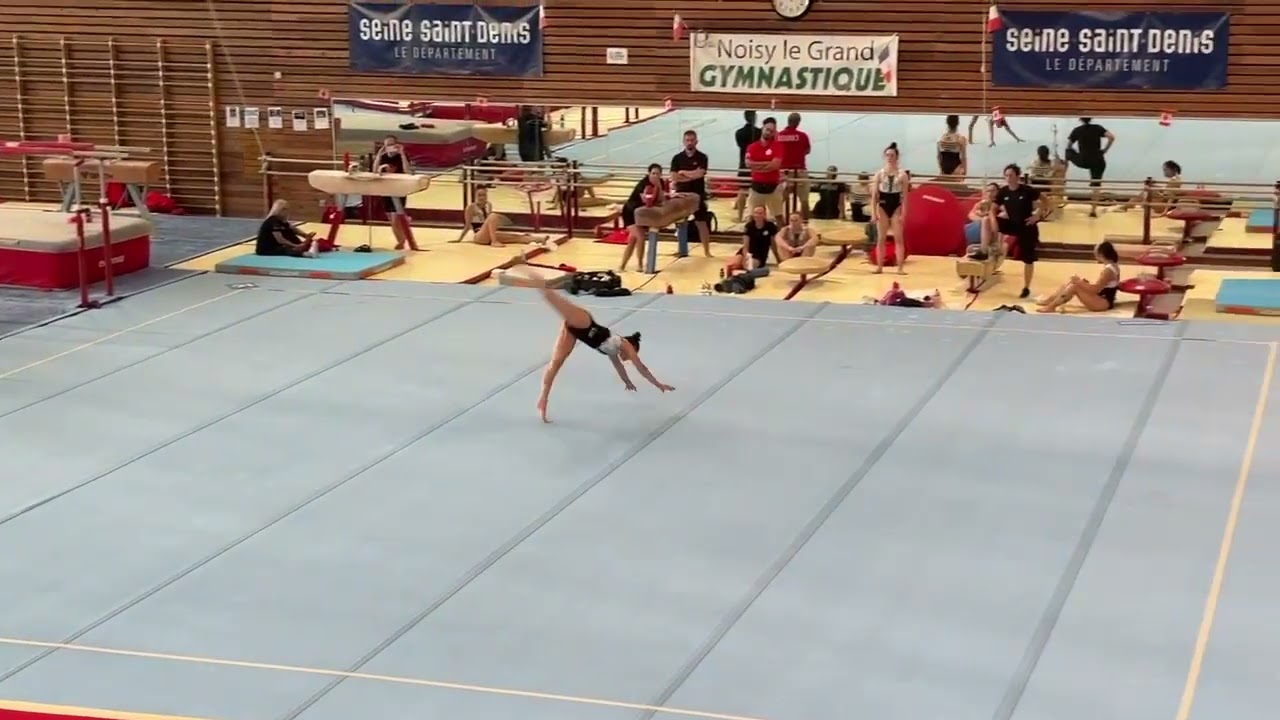 Aurelie Tran 🇨🇦 - Floor - Pre-Olympic Training in France July 20th 2024