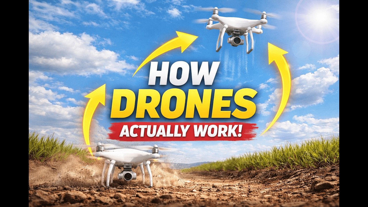 FROM GROUND TO AIR: HOW A DRONE FLY