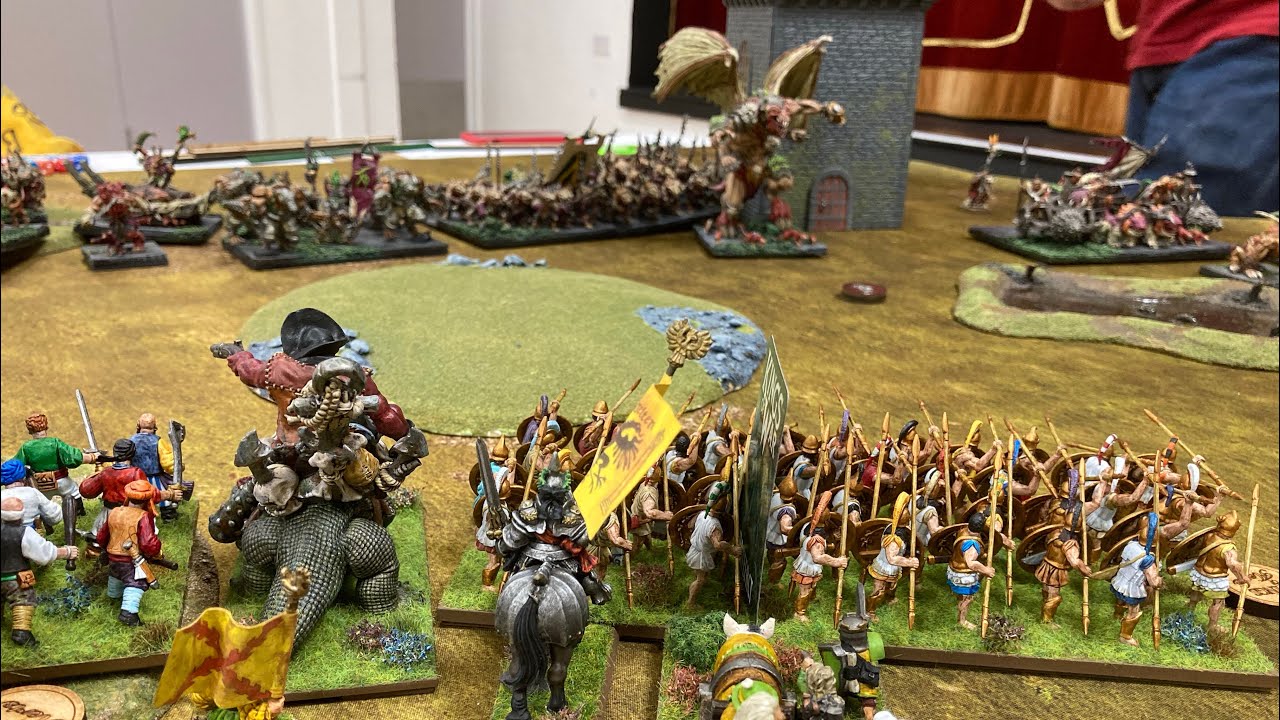 Kings of War Battle Report, League of Rhordia versus Ratkin.