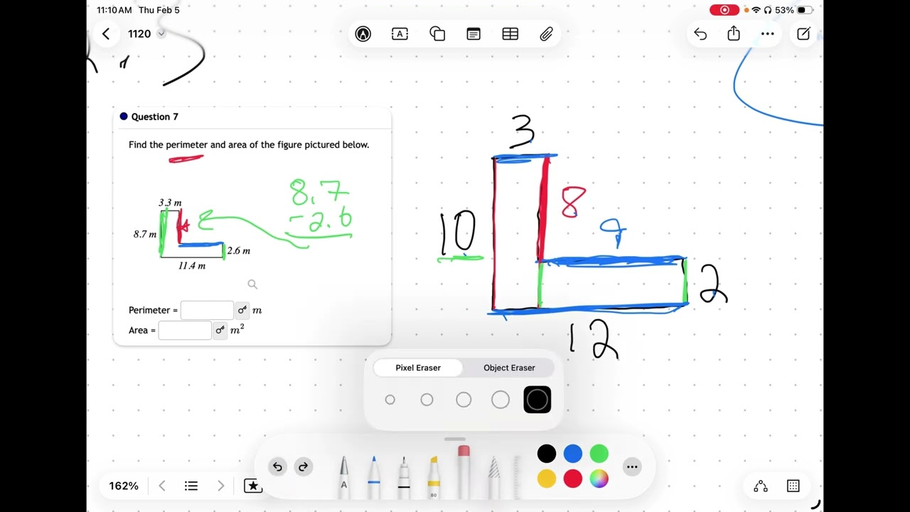 Perimeter and area 