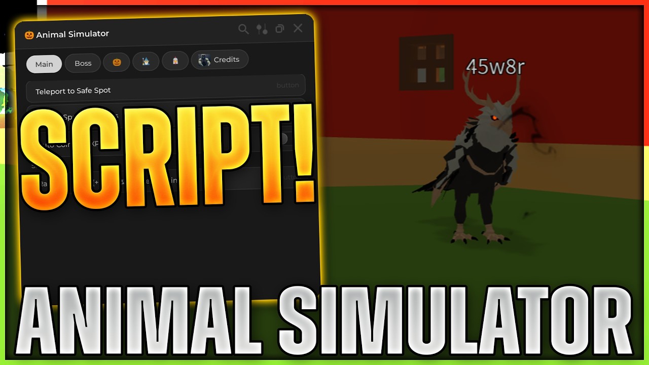 Animal Simulator Script Hack | Infinite Coins, Auto Farm Mobs & MORE!
