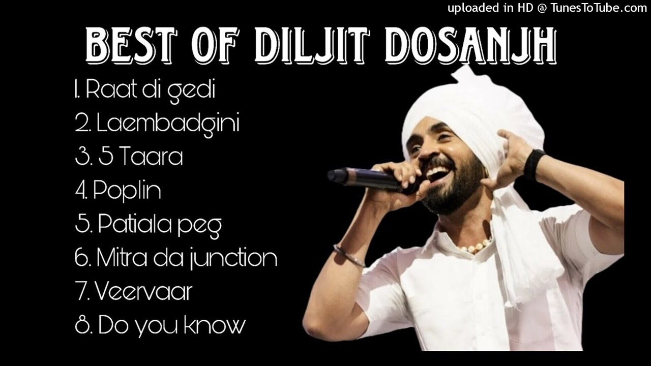 Top 8 Most Viewed Songs of Diljit Dosanjh – Ultimate Hits Playlist