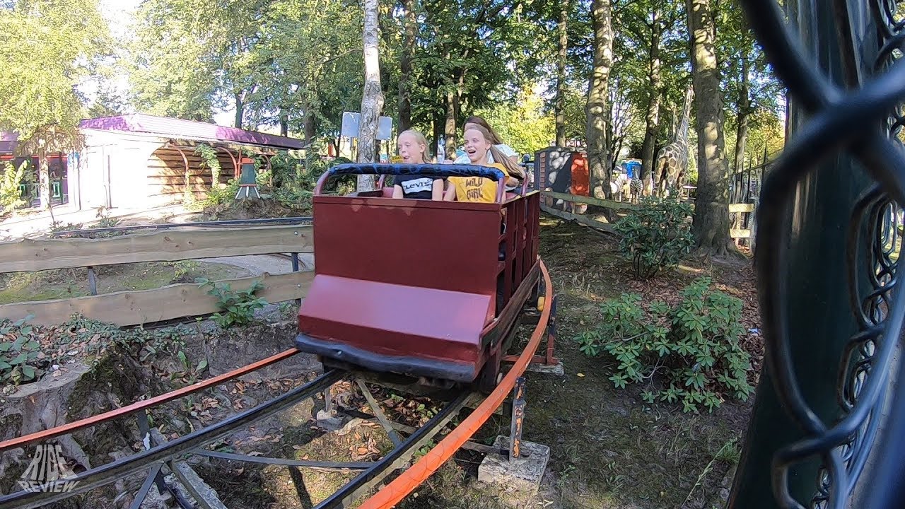 Historic Steel Roller Coaster from 1930 - De Waarbeek - Rodelbaan