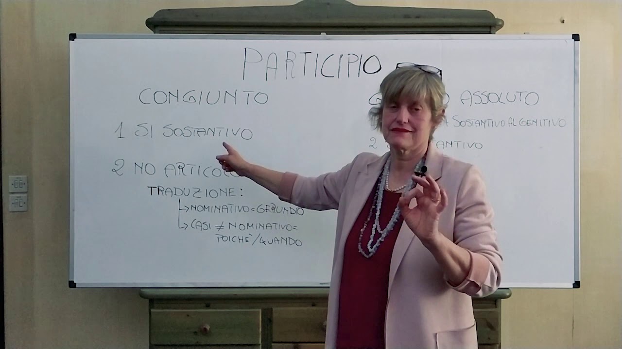 participio congiunto e genitivo assoluto