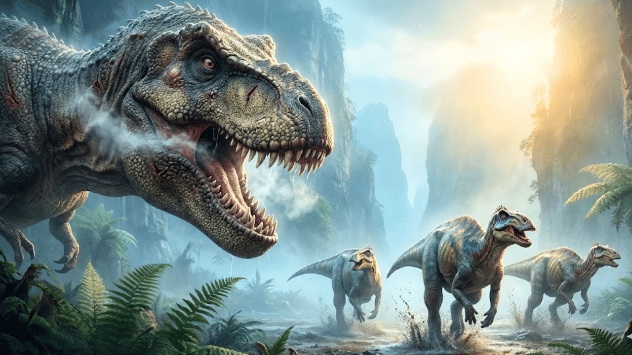 The Legendary Hunter: Cretaceous Dawn - T-Rex Hunt in the Fog
