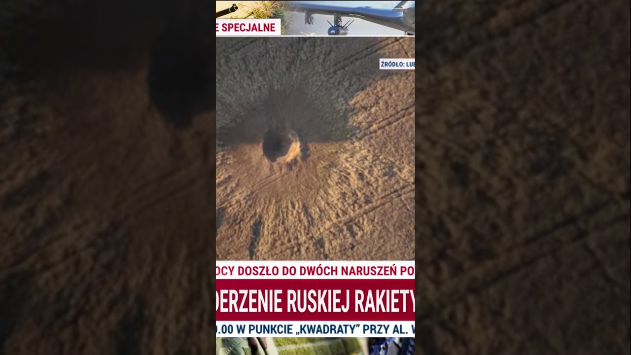 Rosyjski pocisk w Polsce. Zawierał materiał wybuchowy. Relacja