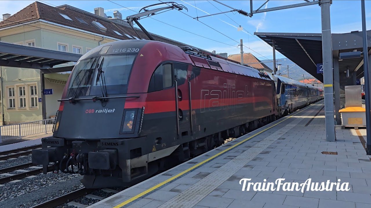 RJX 56 Vindobona (Breclav - Praha hl.n.) von Villach Hbf nach Praha hl.n. 