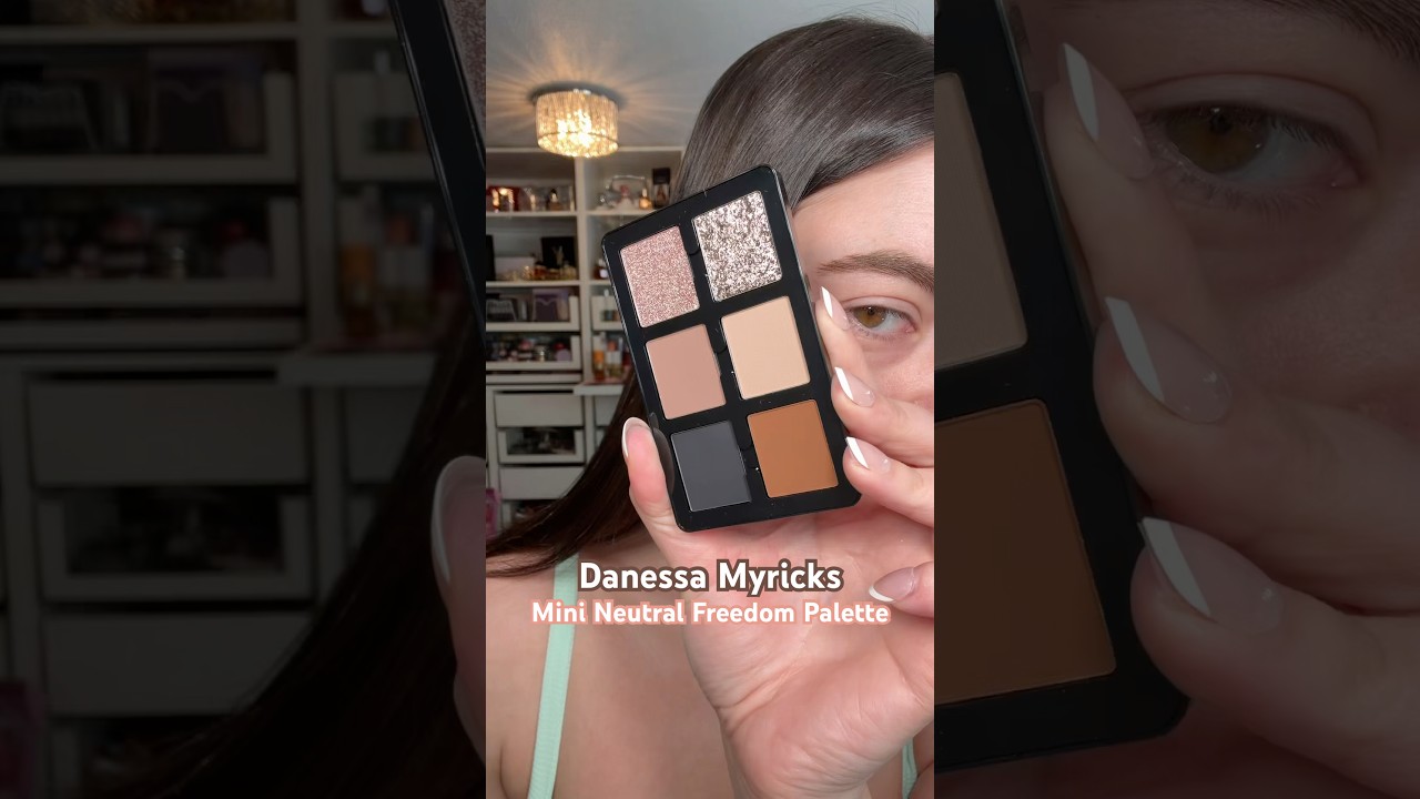 Danessa Myricks Mini Neutral Freedom Palette 🖤 Swatches & Tutorial