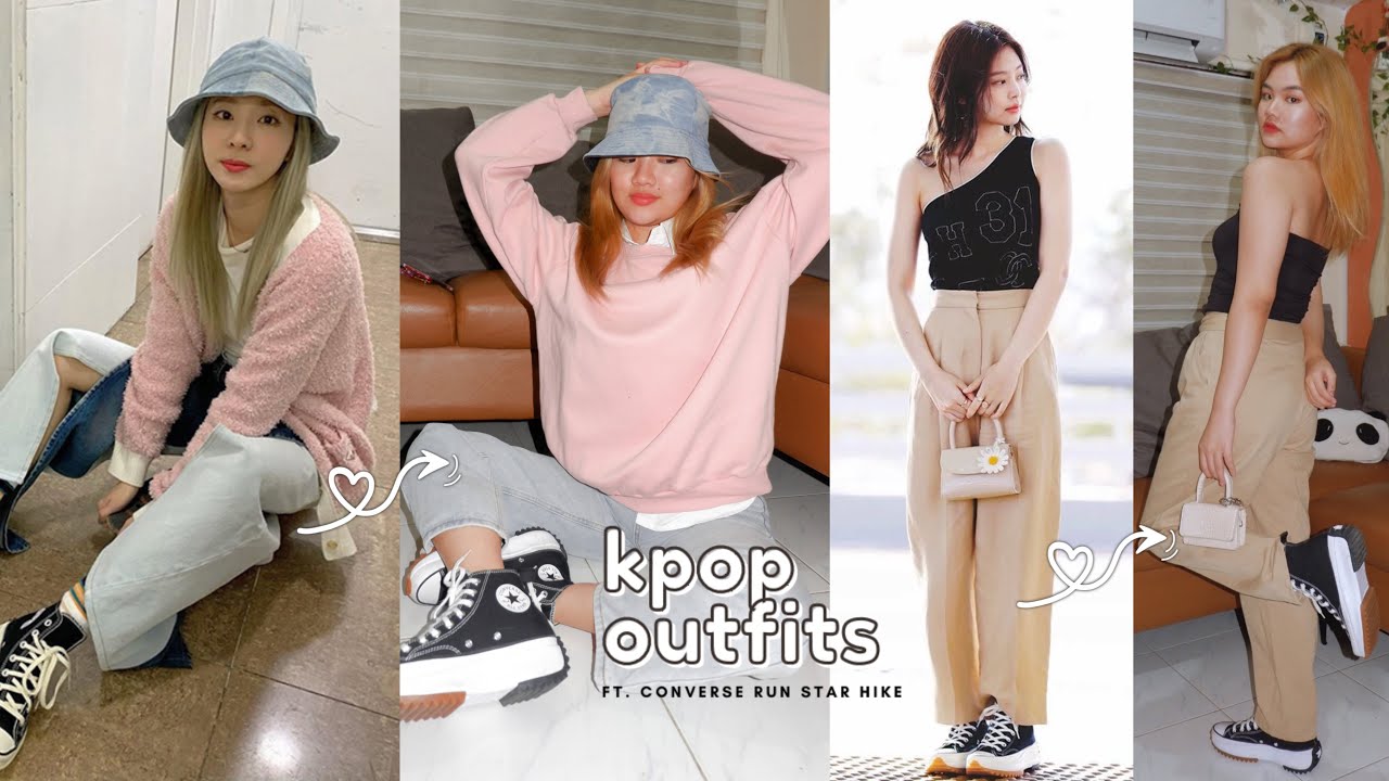 how to style converse run star hike like a kpop idol (red velvet, blackpink, 2ne1)👸🏼
