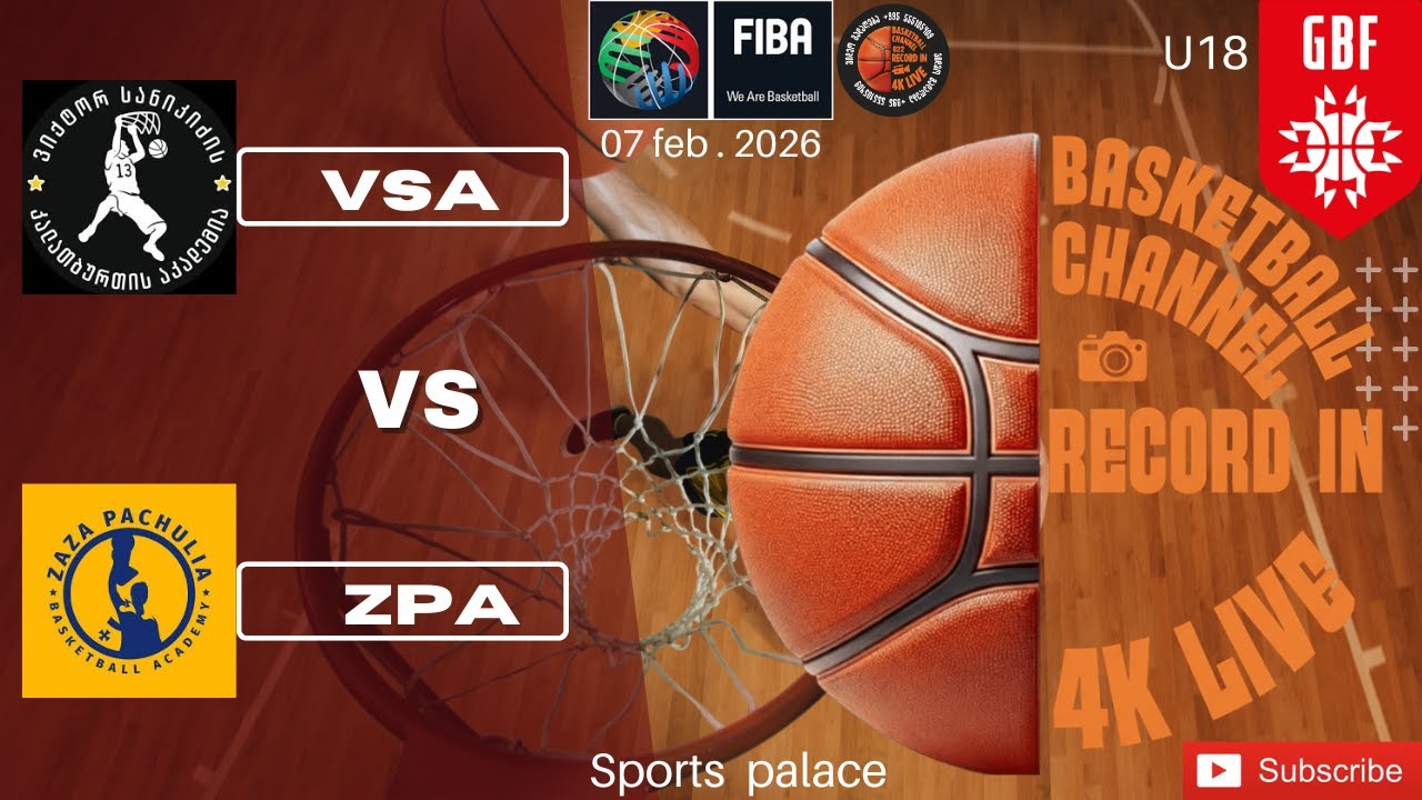 VSA   vs    ZPA  🏀  U18- 07.02.2026