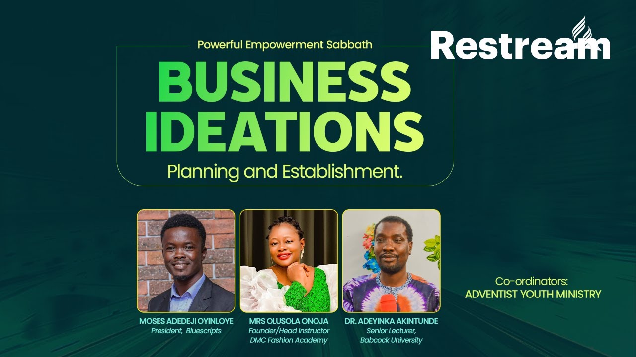 BUSINESS IDEATIONS: PLANNING AND ESTABLISHMENT | EMPOWERMENT SABBATH | JAN. 31, 2026