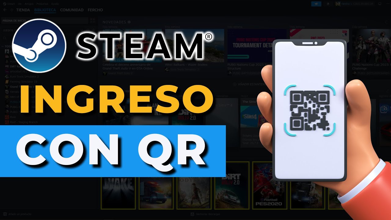 STEAM: Cómo INICIAR SESIÓN con Código QR (Guía paso a paso) 2025