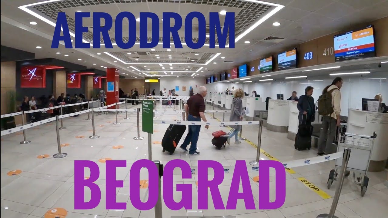 Aerodrom Beograd Nikola Tesla, Airport Belgrade Serbia Nikola Tesla, stari i novi deo u 4K