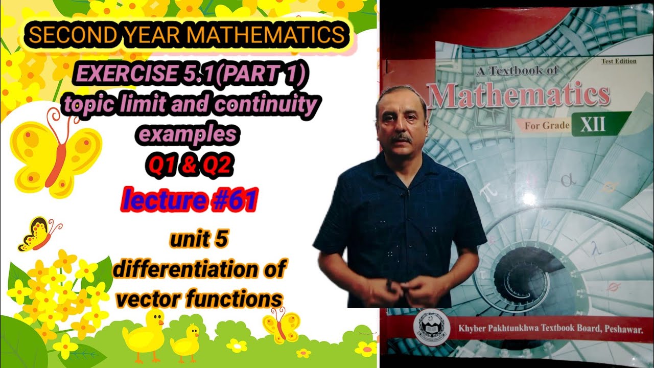 LECTURE#61 EXERCISE 5.1(PART 1)(Q1&Q2 TOPICS & EXAMPLES) (UNIT 5) 12TH CLASS MATH KPK BOARDS.