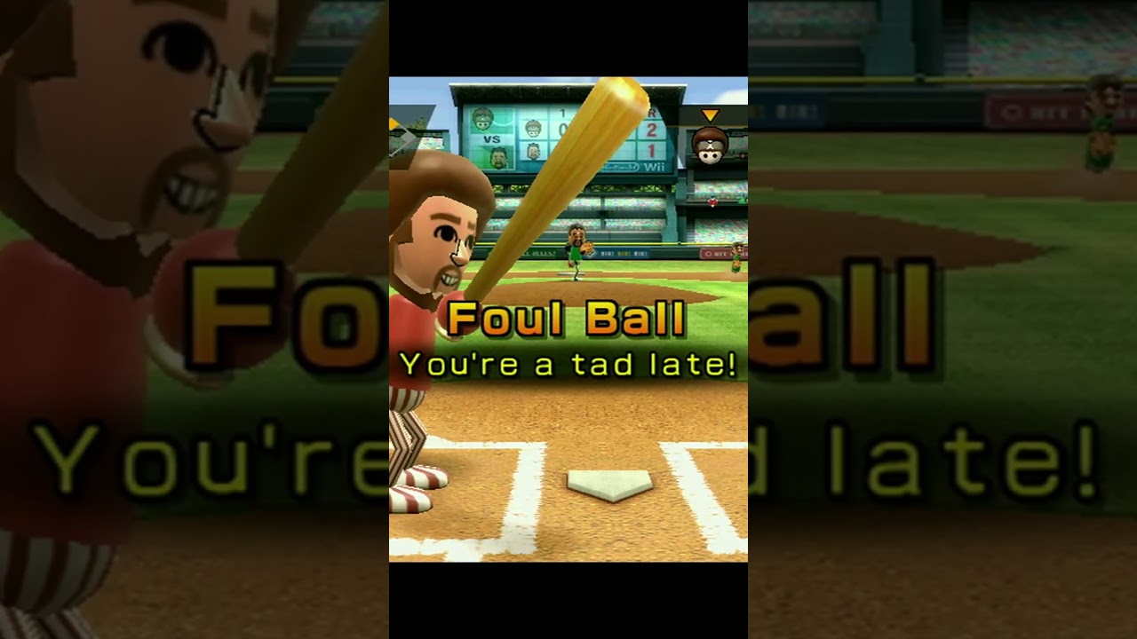 Wii Sports Baseball Moment 