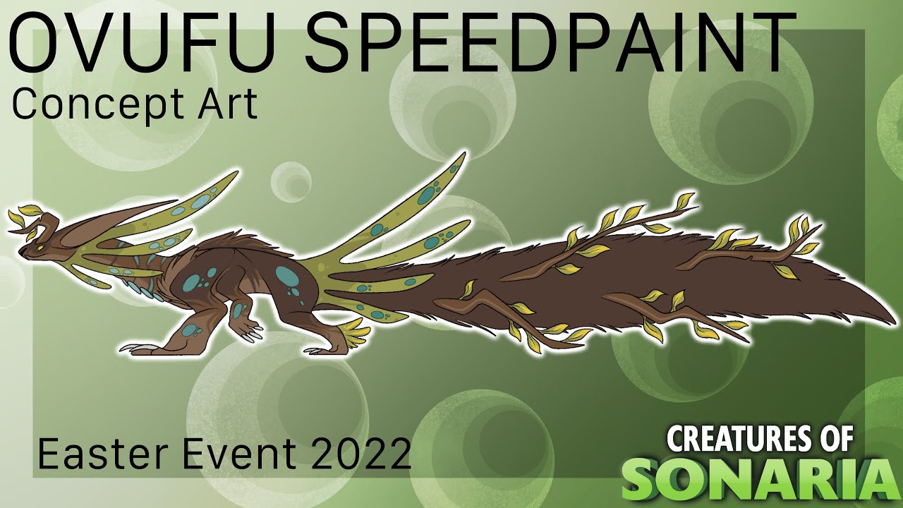 🥚 OVUFU CONCEPT SPEEDPAINT || Creatures of Sonaria ROBLOX