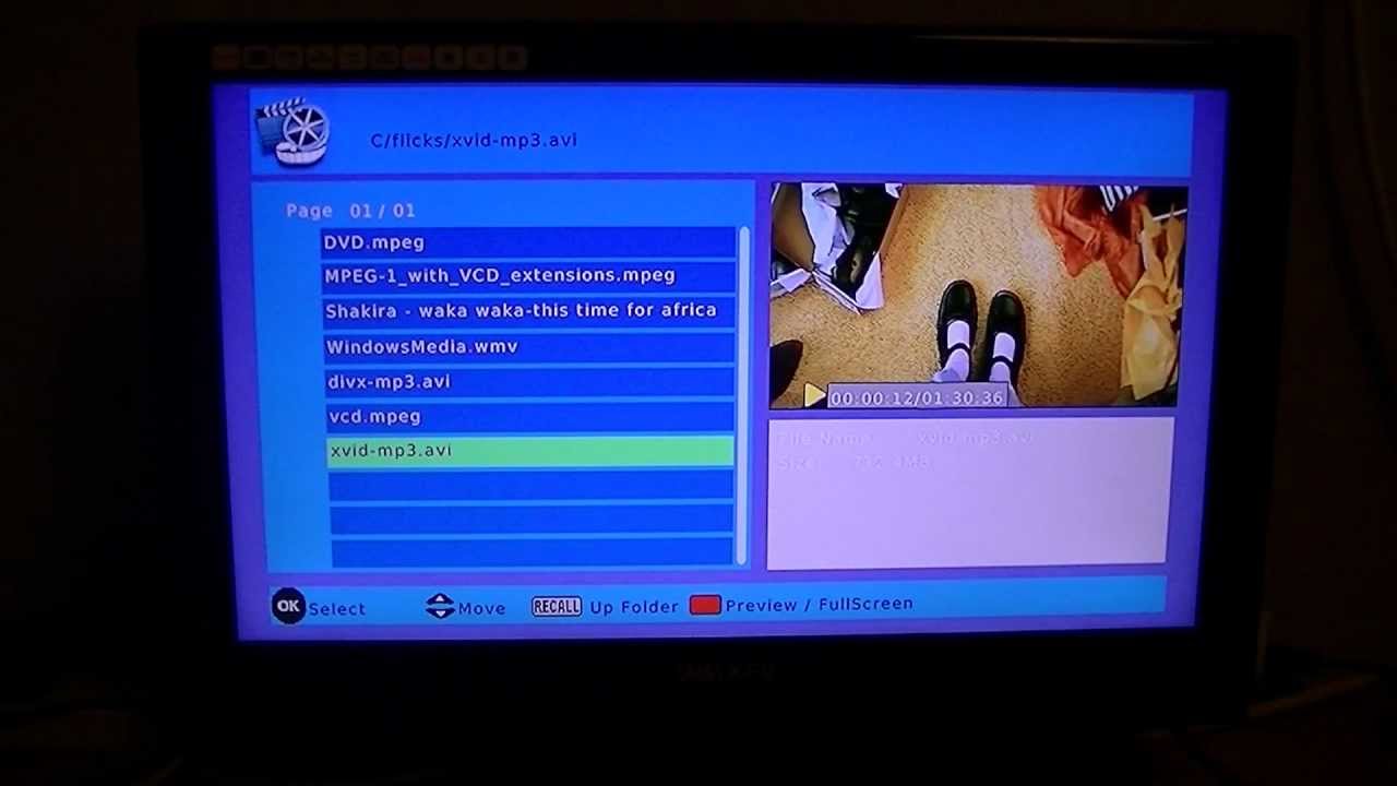 TV Star T1020 HD Irish Digital TV Receiver - Media Player