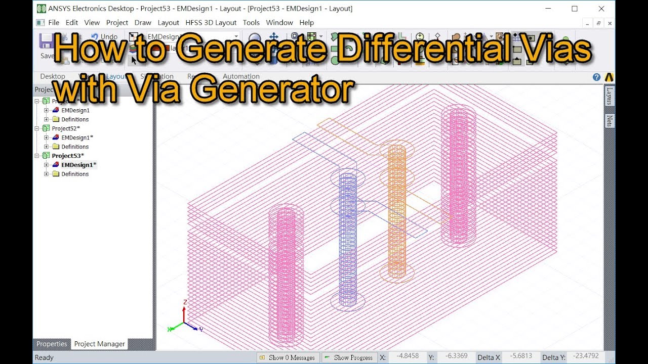How to Generate Differential Vias with Via Generator