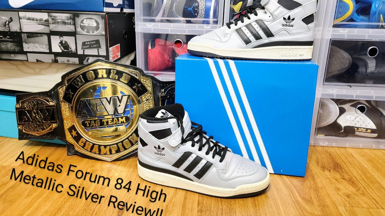 Adidas Forum 84 High Silver Metallic Review!!